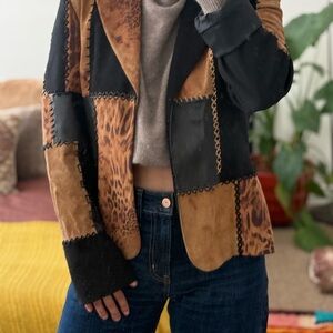 Alberto Makali - Leather & Suede - Patchwork Jacket